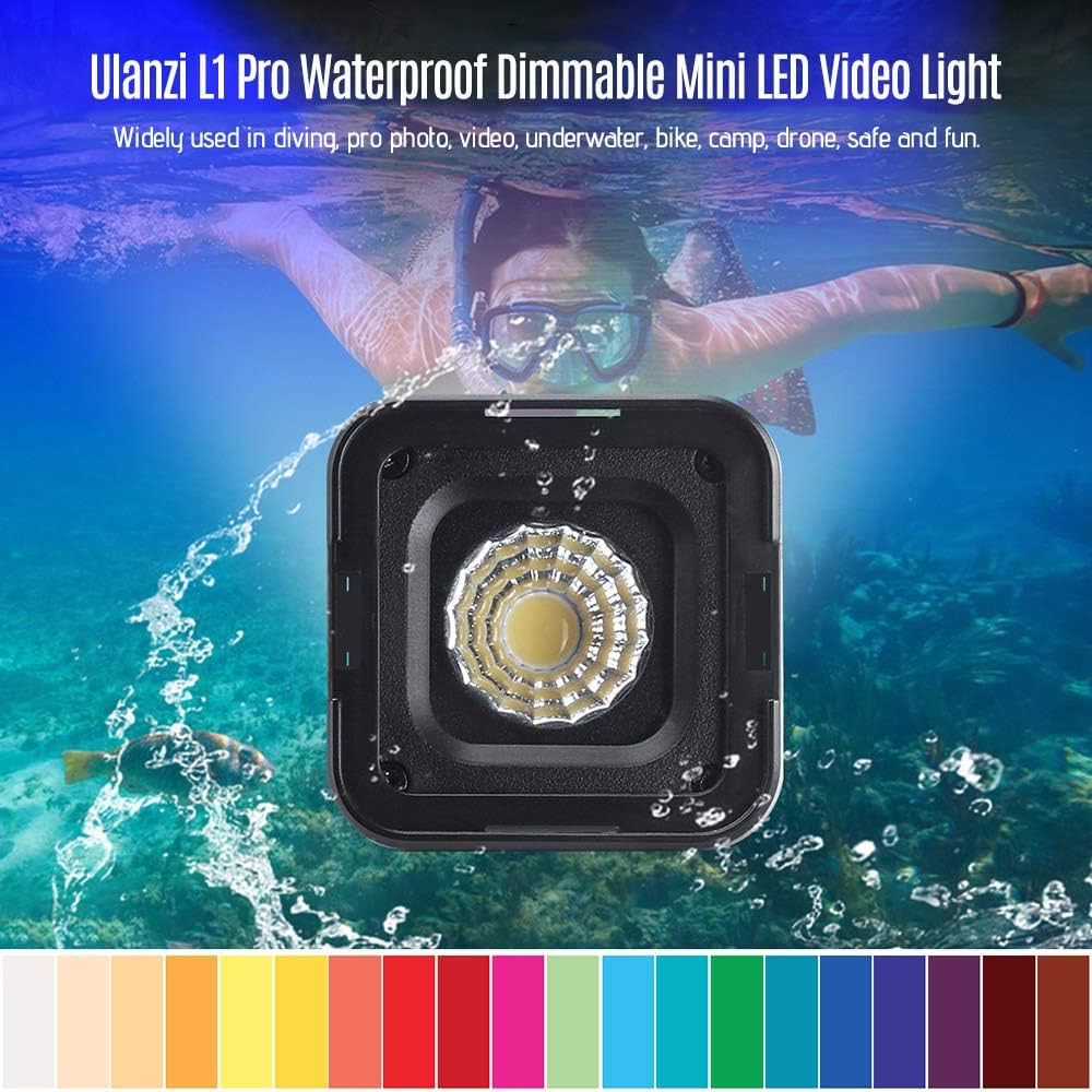 Amazon | Ulanzi L1 Pro 5500K ミニLEDビデオライト 多目的 防水